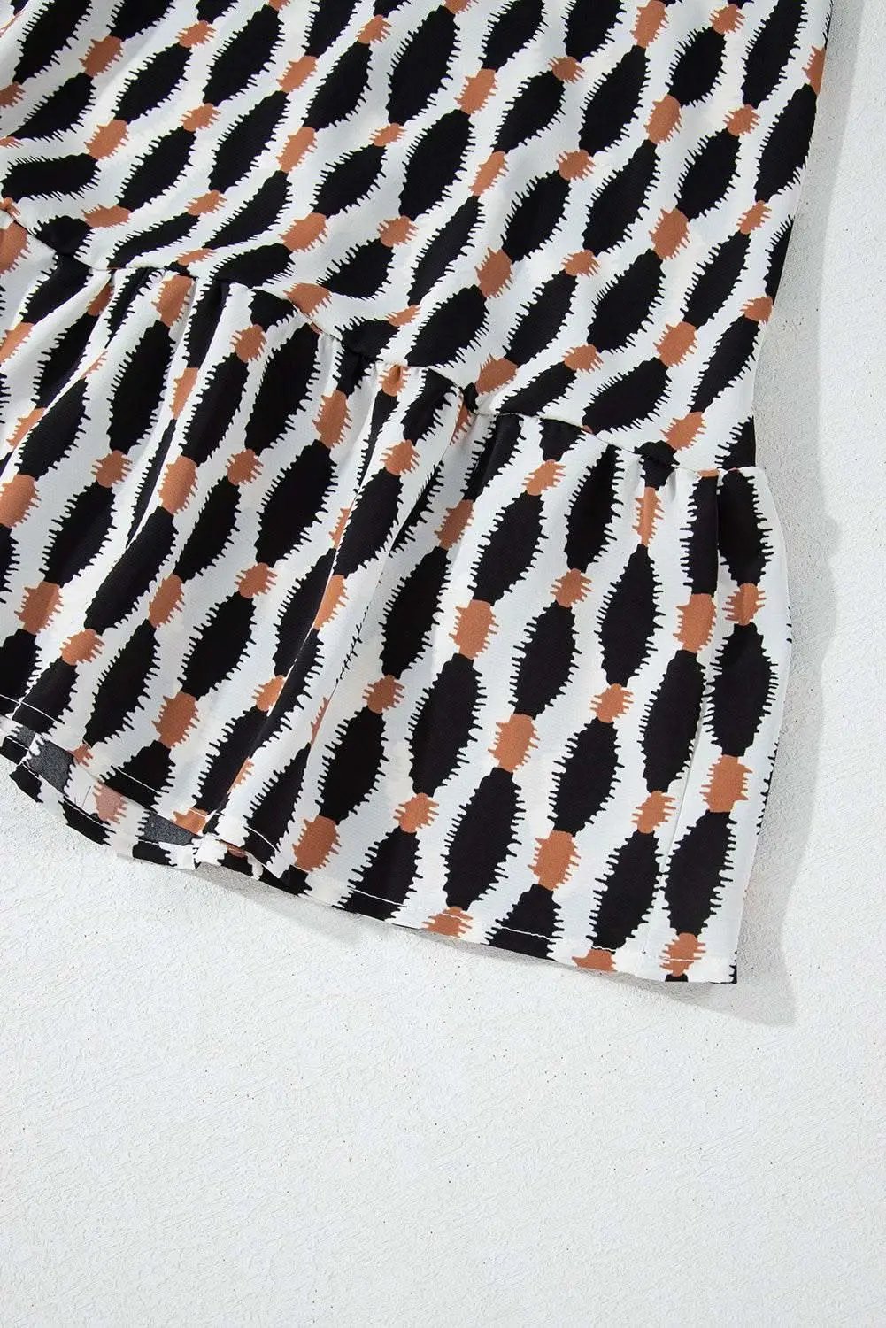 Apricot Plus Size V-Neck Mini Dress by Love Salve