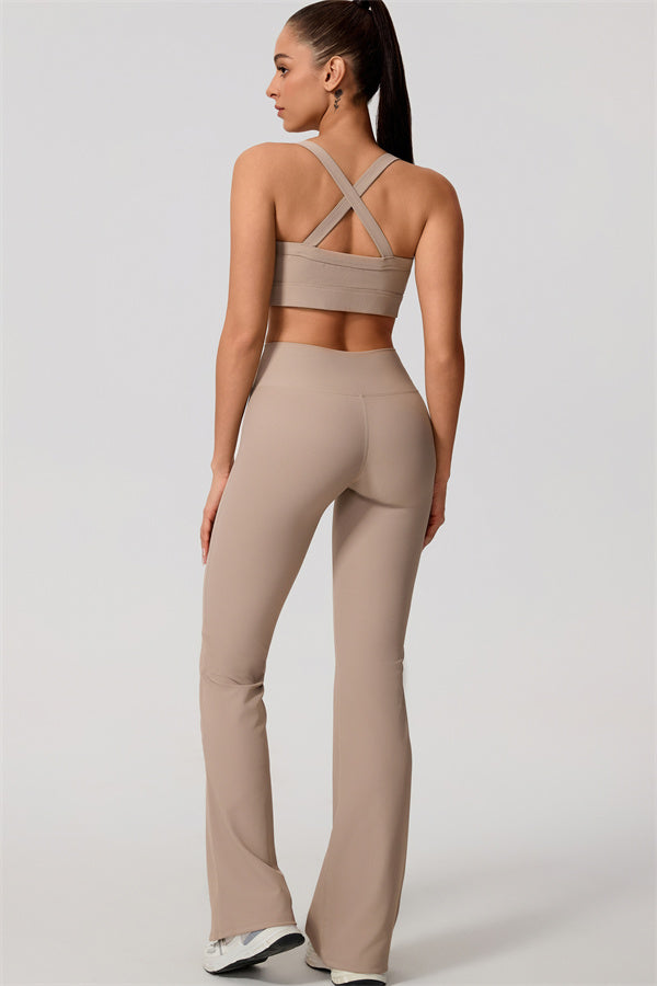 The Daze Sports Bra Flared Leggings 2-Piece Set