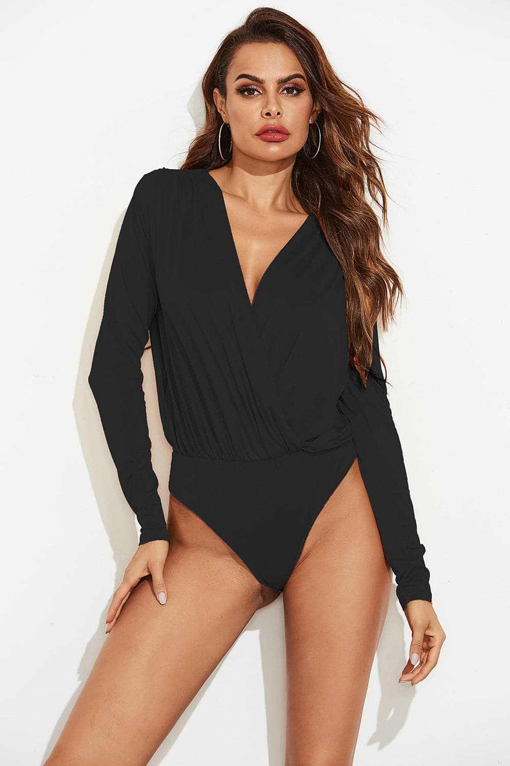 Trendsi Chic long sleeve bodysuit - stretchy & stylish