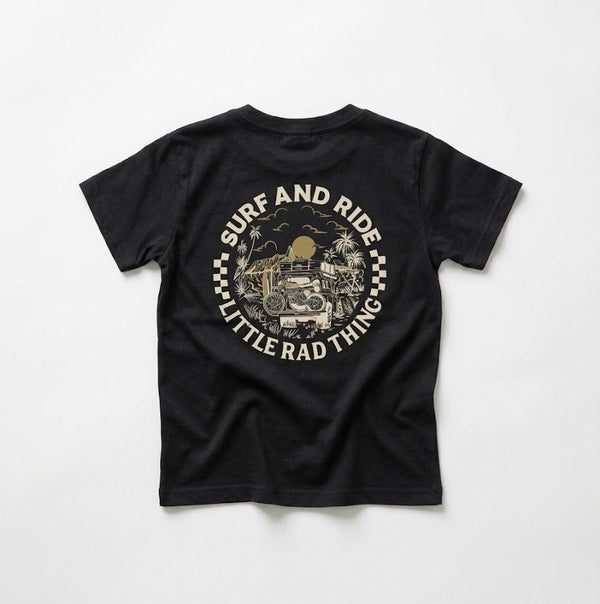 SURF N RIDE TEE - COAL