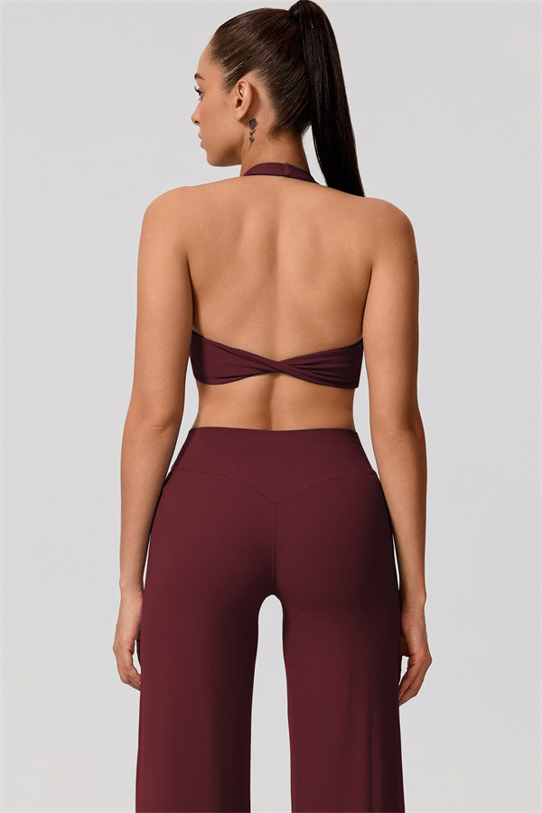 The Nestle Sports Bra Straight Leg Pants 2-Piece Set