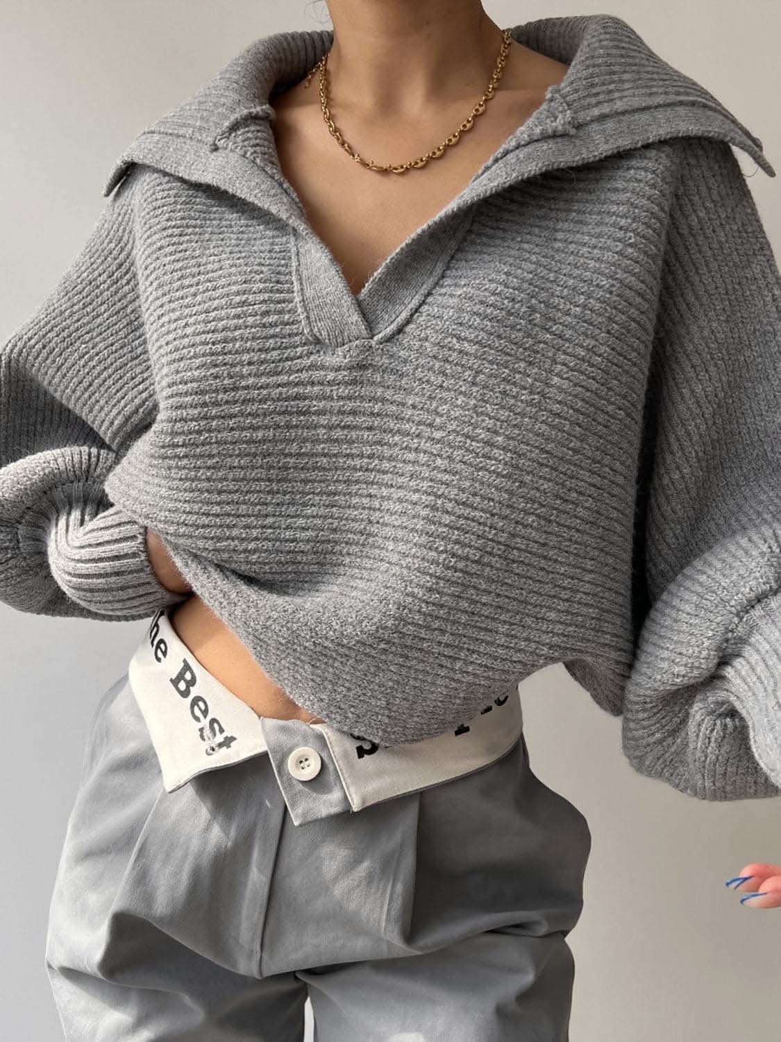 Trendsi Johnny's cozy long sleeve sweater