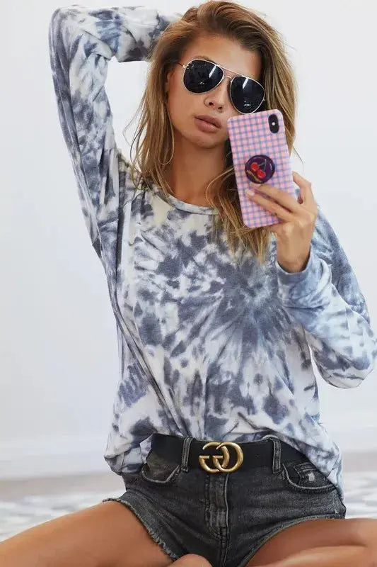 T-Shirt - Tie Dye Terry - Casual Top