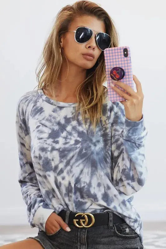 T-Shirt - Tie Dye Terry - Casual Top
