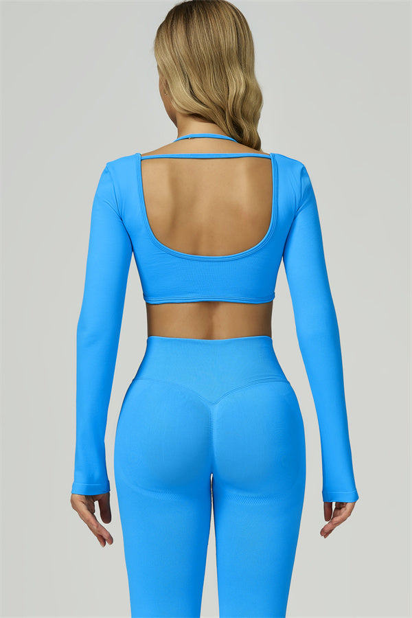 The Prime Long Sleeve Crop Top Leggings 2-Piece Set