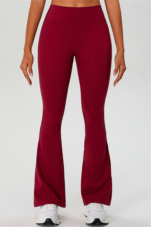 The Ember Sports Bra Crop Top Flared Leggings 3-Piece Set