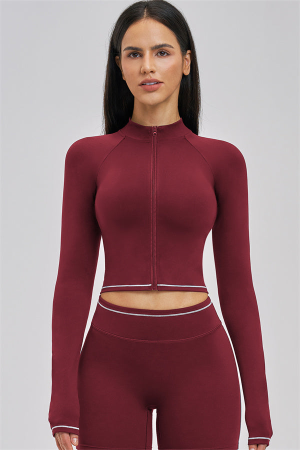 The Unbound Jacket Crop Top Shorts 3-Piece Set