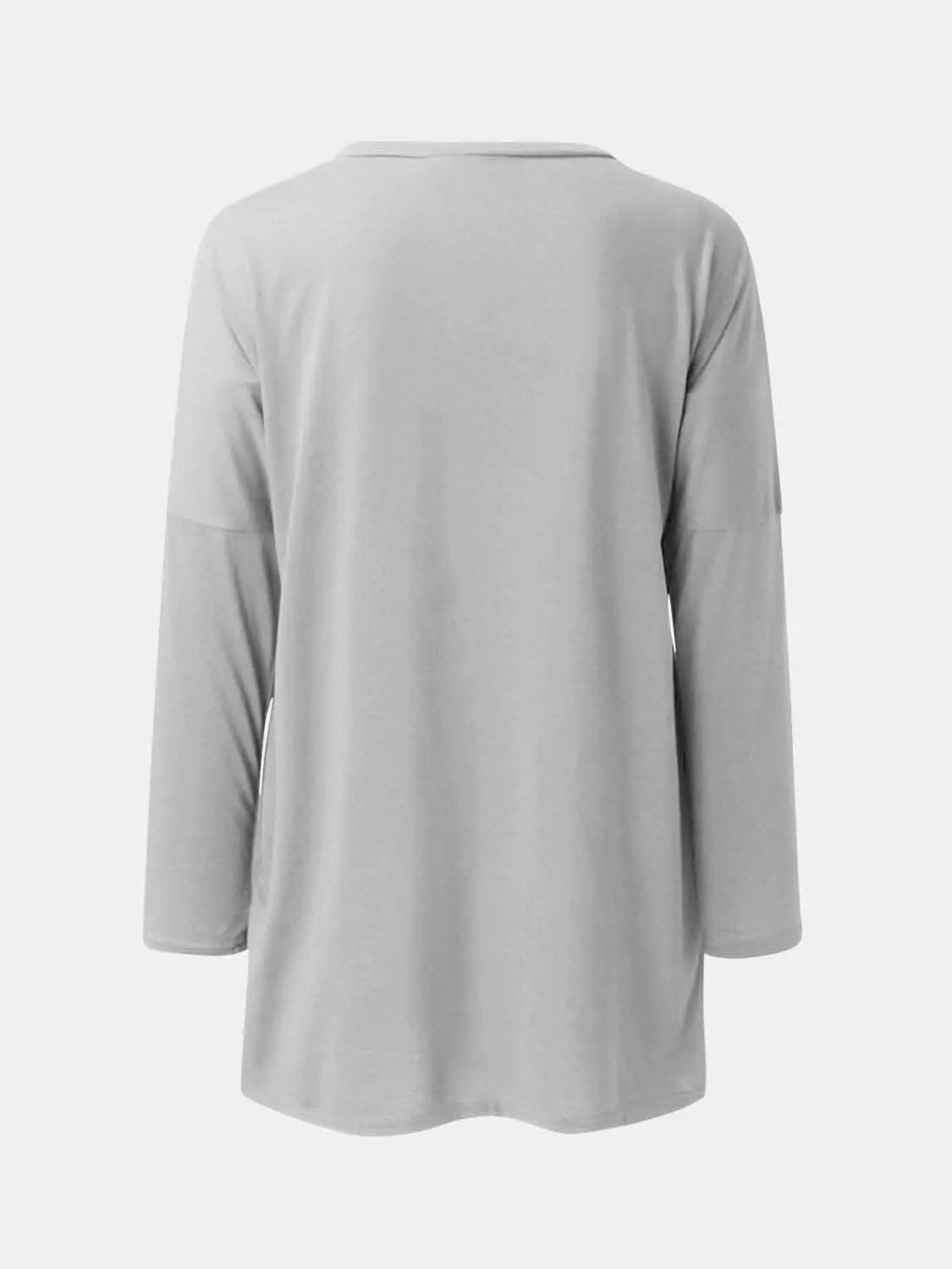 Trendsi Pocketed long sleeve tee - chic style