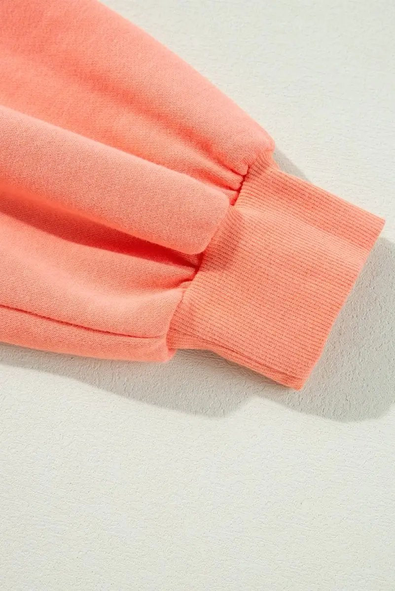 Love Salve Rainbow Sweatshirt Women's Daily Wear Crew Neck Pullover Comfy Casual Top