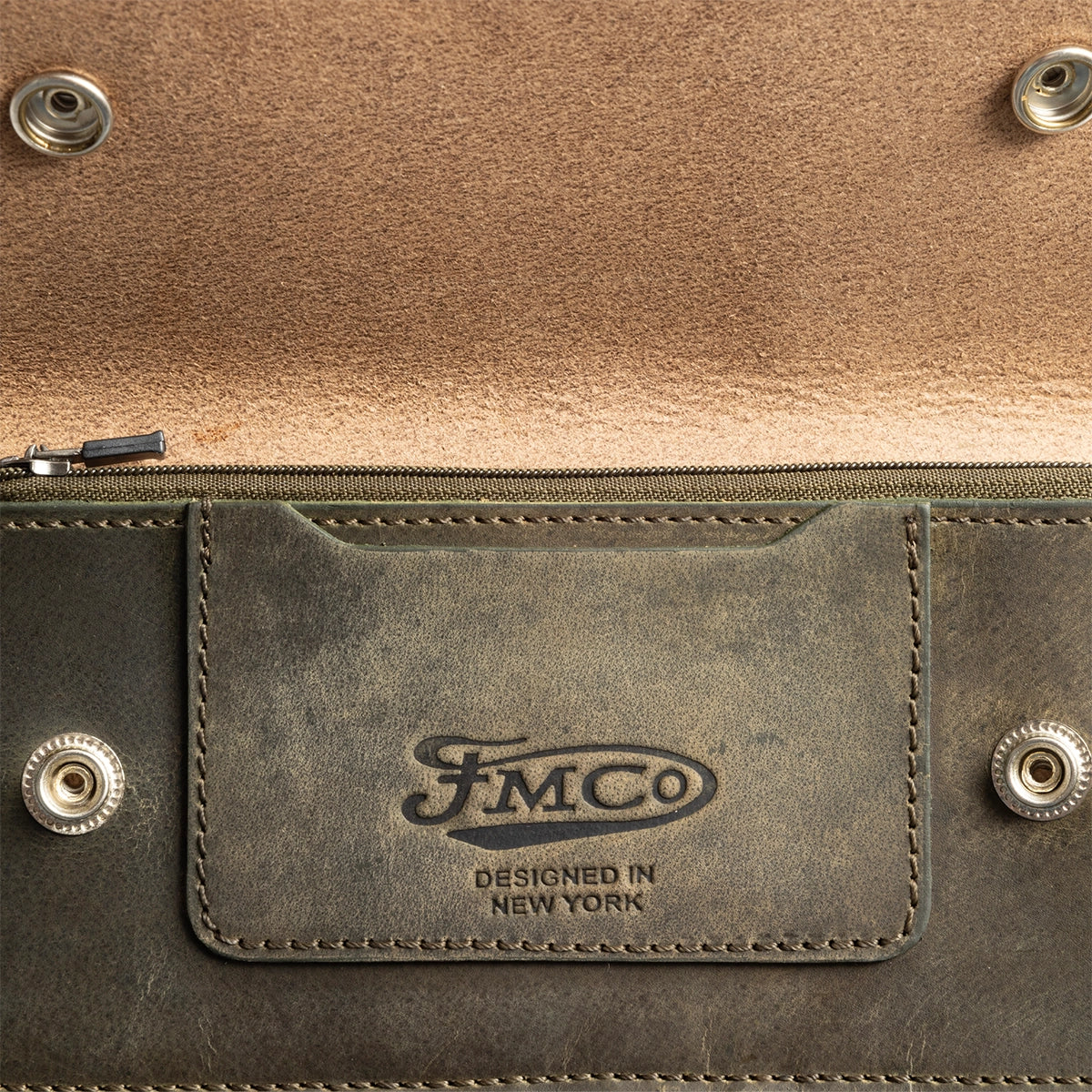 LARGE TRUCKER - Vegetable Tanned Leather Wallet
