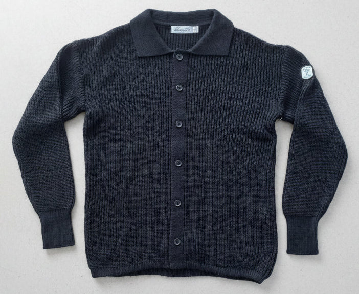 Seacliff button Long Sleeve (Raven Black)