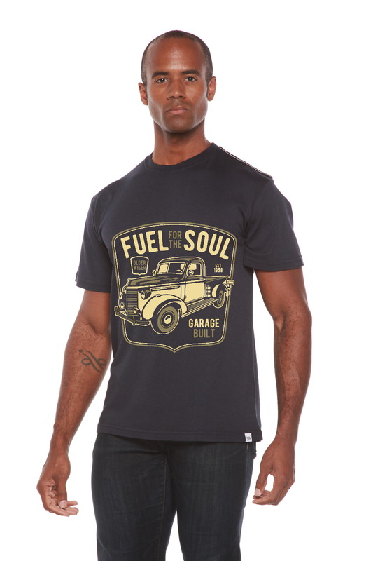 Fuel For The Soul Men's Bamboo Viscose/Organic Cotton Short Sleeve Graphic T-Shirt