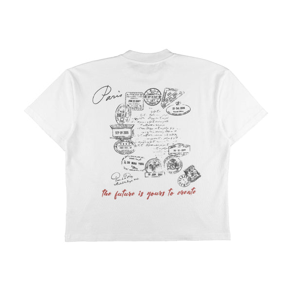Compliments Future Is Yours White Vintage Shirt