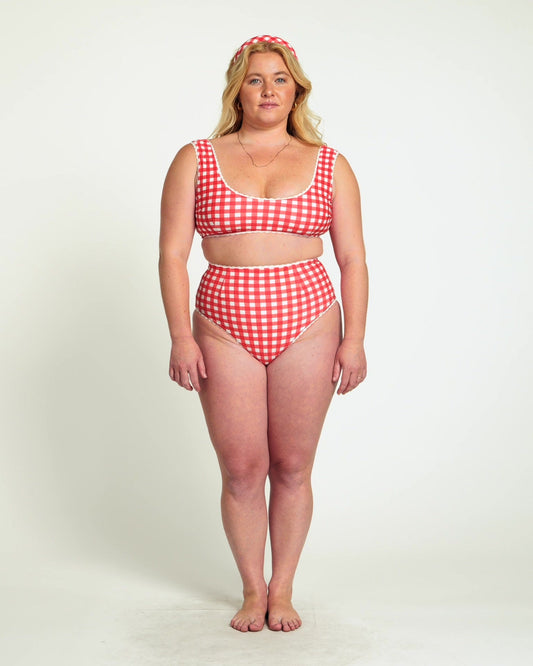 Gingham Bikini (Red)