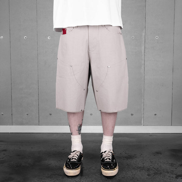 Commons Double Knee Canvas Short Grey