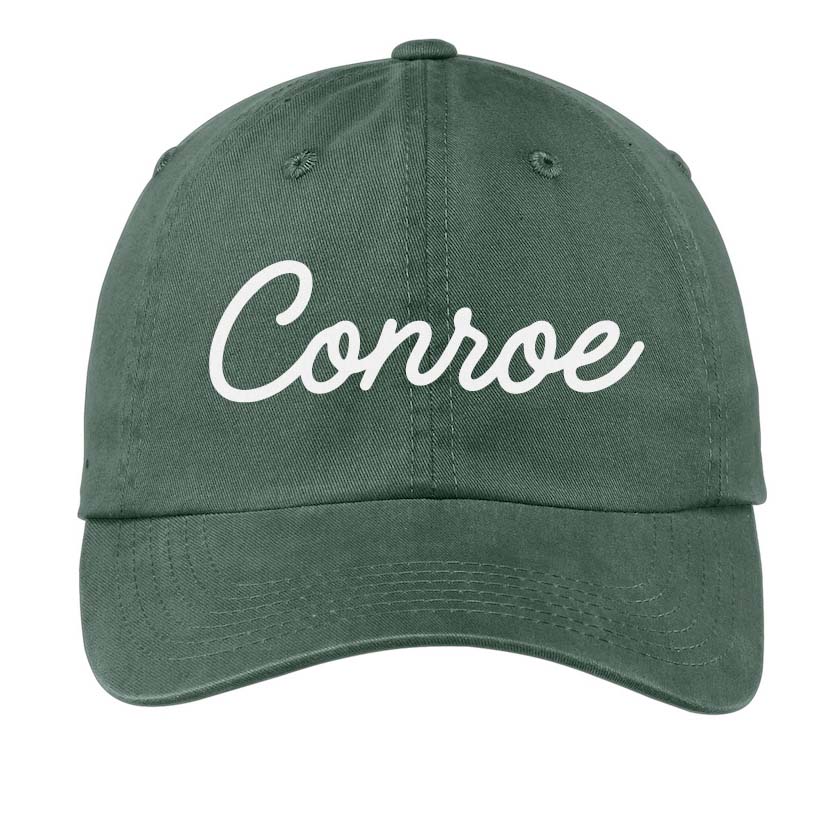 Conroe Cursive Baseball Cap