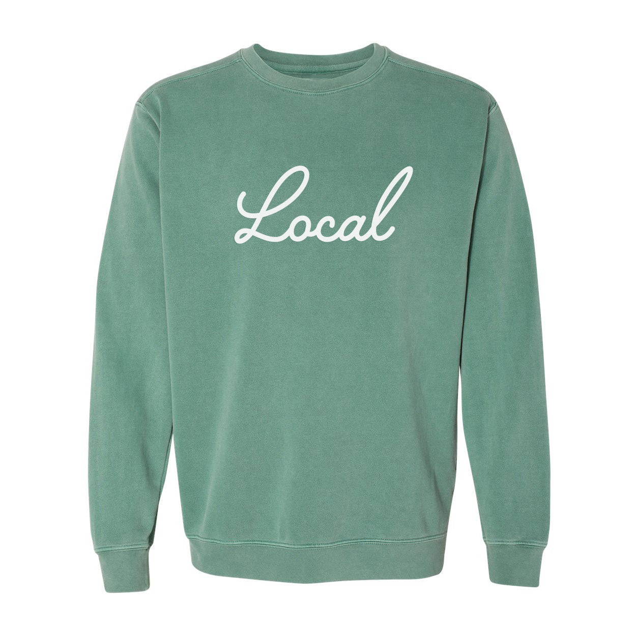 Local Cursive Washed Sweatshirt