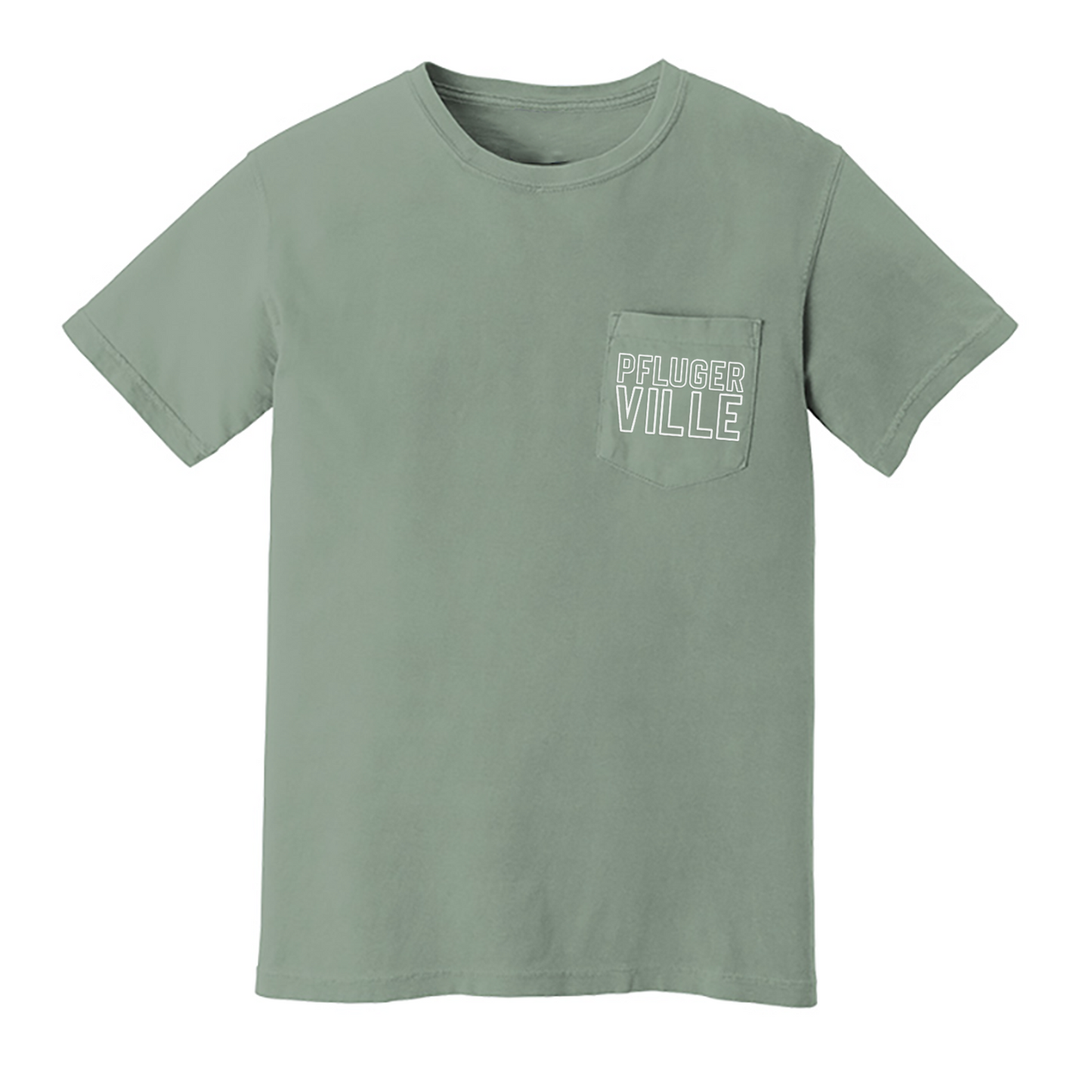 Pflugerville Outline Pocket Tee
