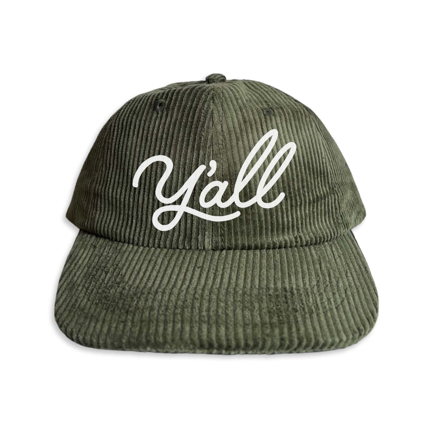 Y'all Cursive Corduroy Cap