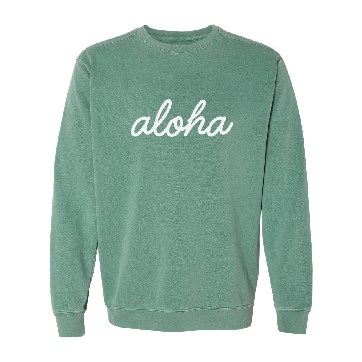Aloha Cursive Washed Sweatshirt