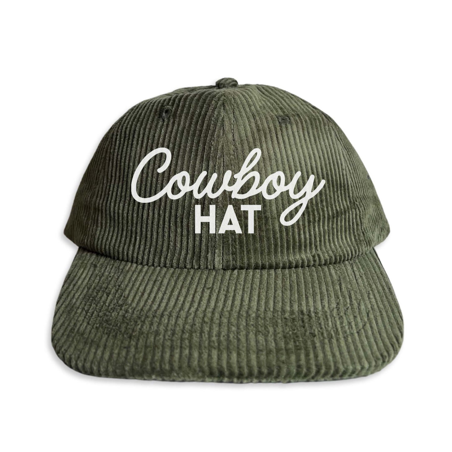 Cowboy Hat Corduroy Cap