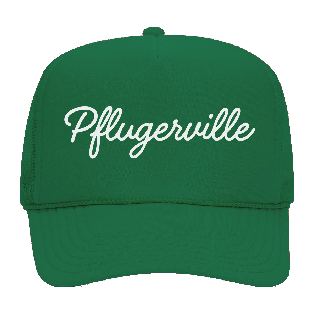 Pflugerville cursive Foam Snapback