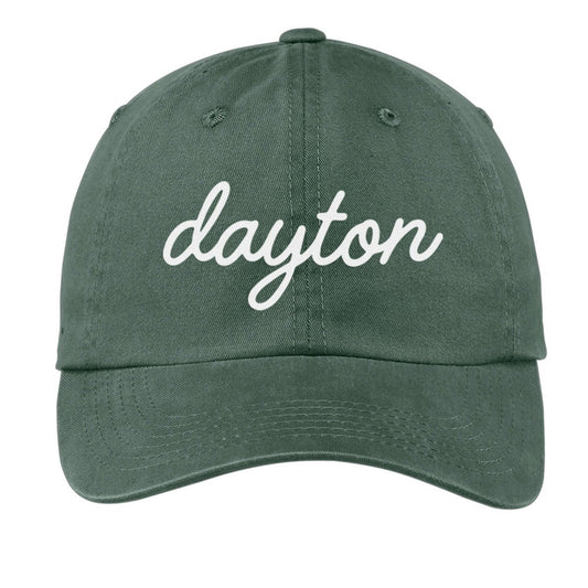 Dayton Cursive Baseball Cap