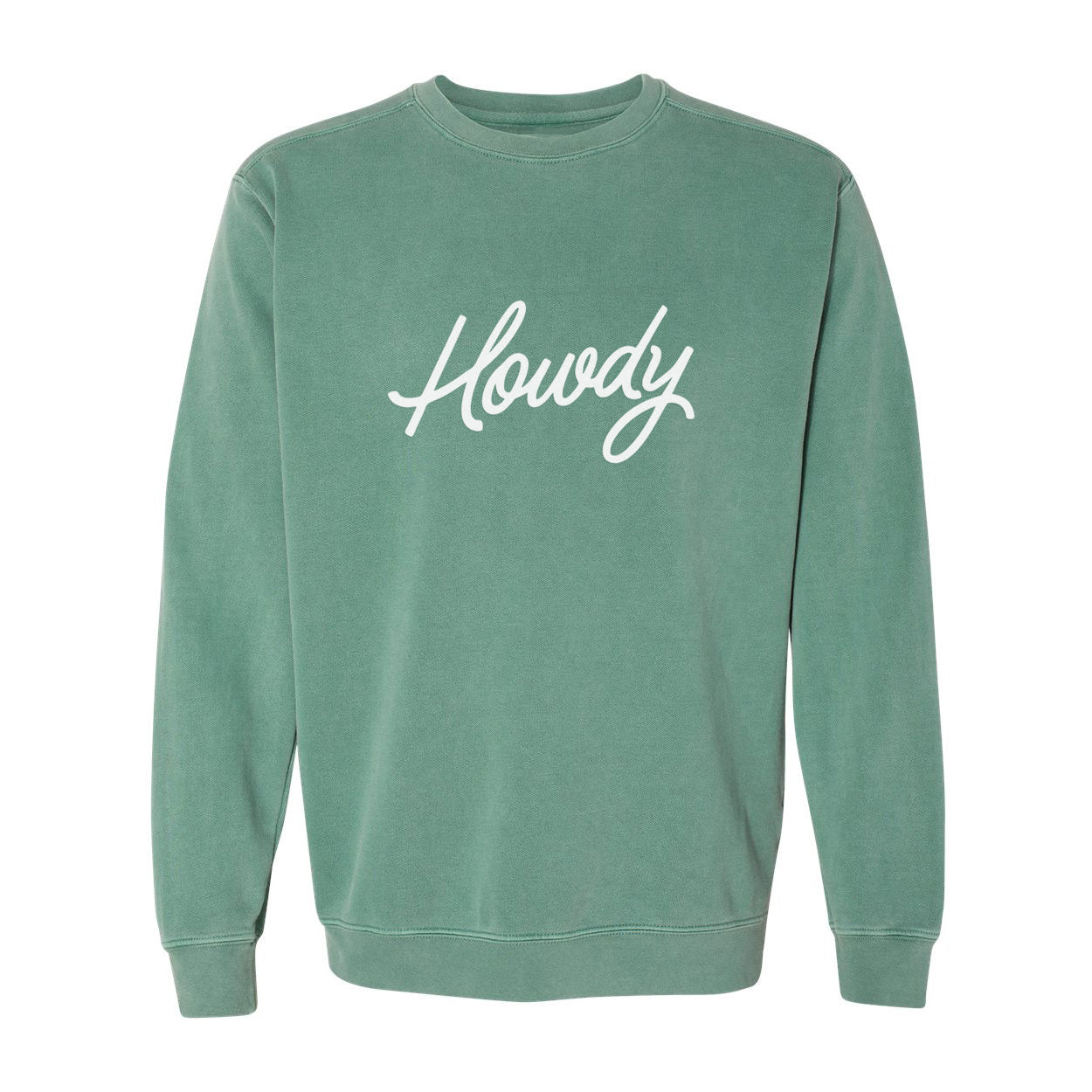 Howdy Cursive Washed Sweatshirt