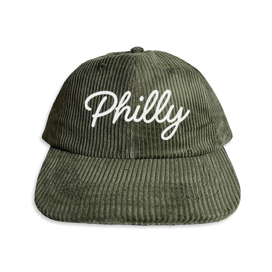 Philly Cursive Corduroy Cap