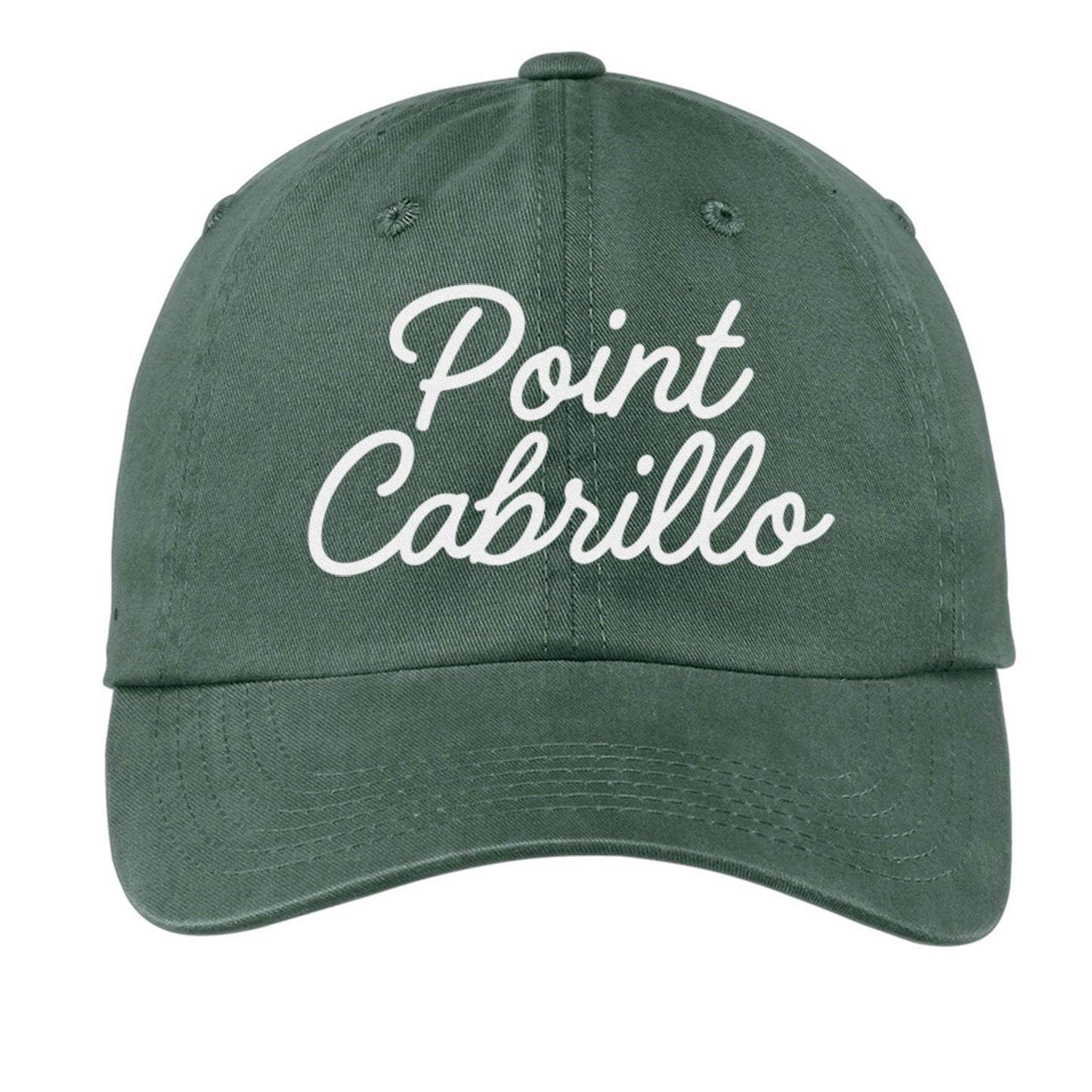 Point Cabrillo Cursive Baseball Cap