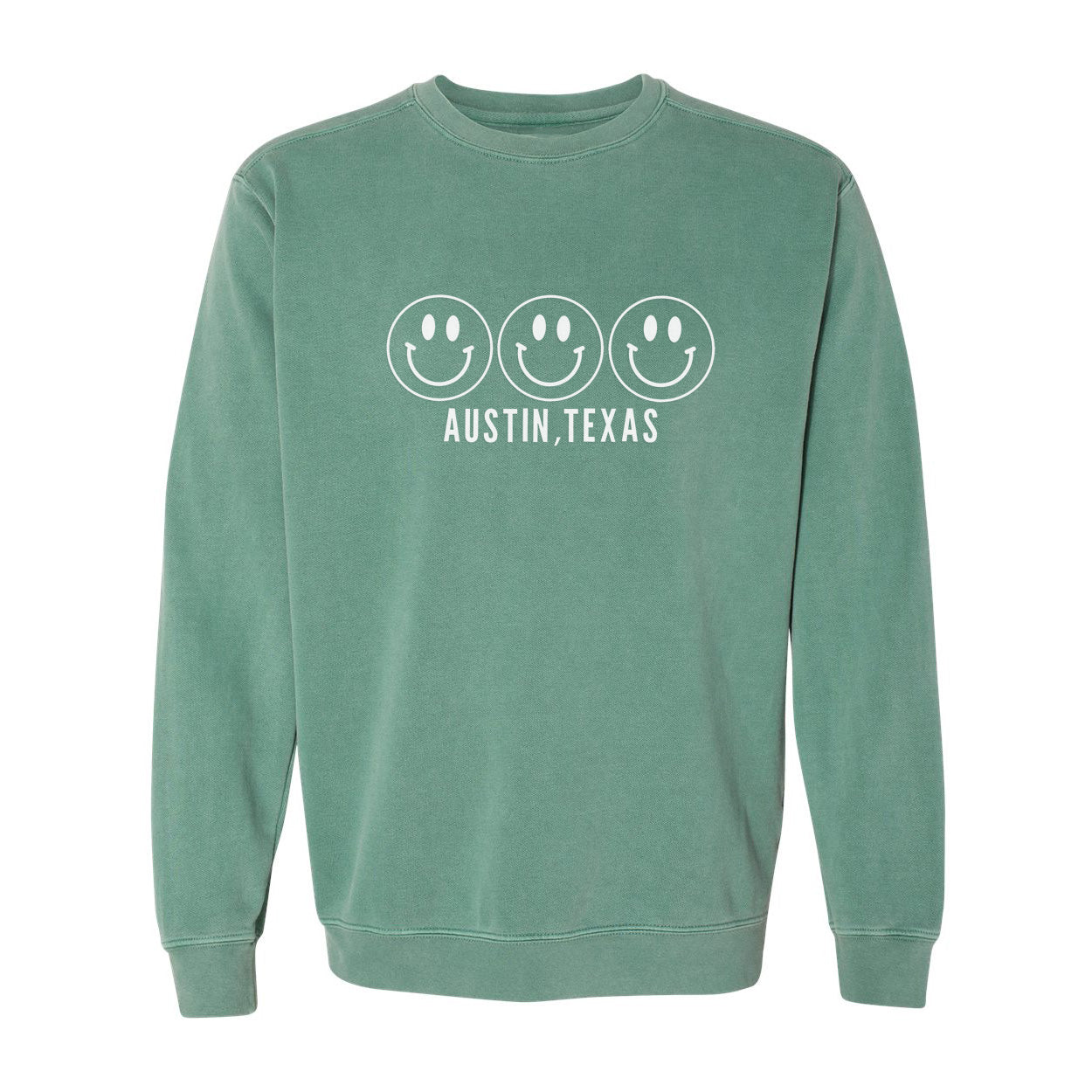 Smile Austin Texas Washed Sweatshirt