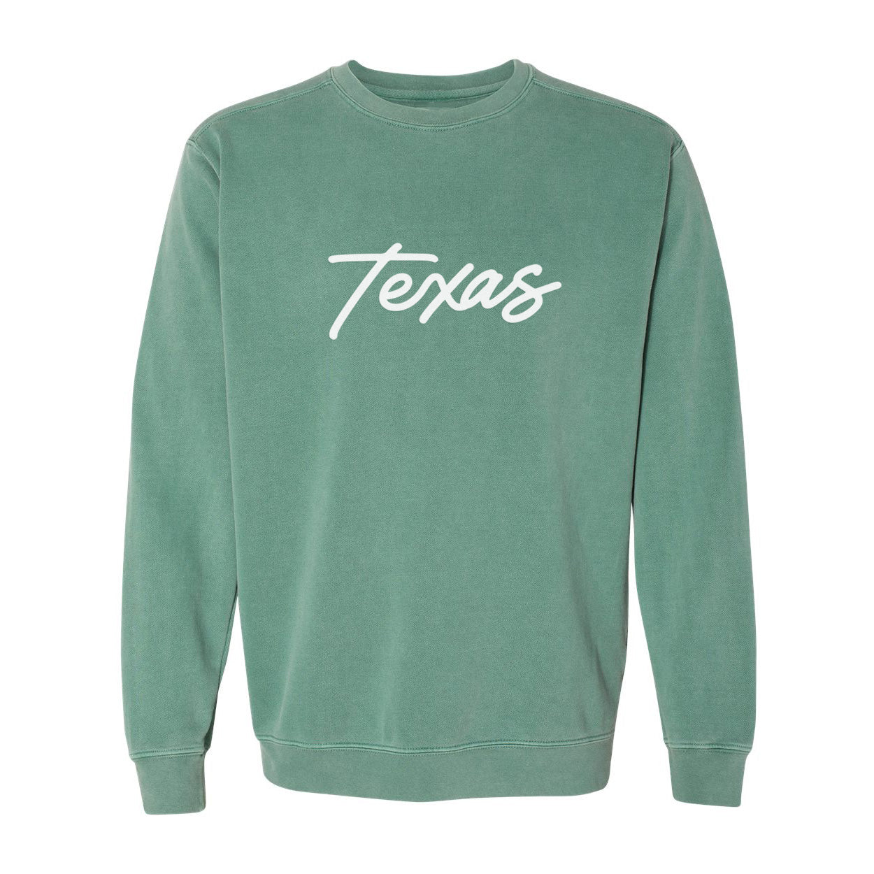 Texas Cursive Washed Sweatshirt