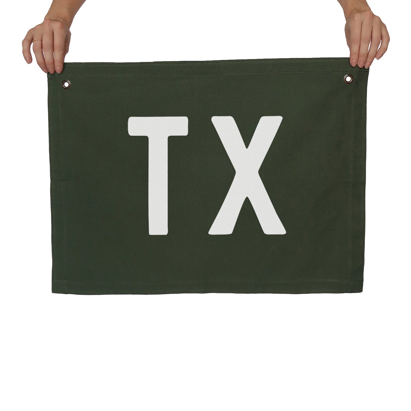 TX Large Canvas Flag