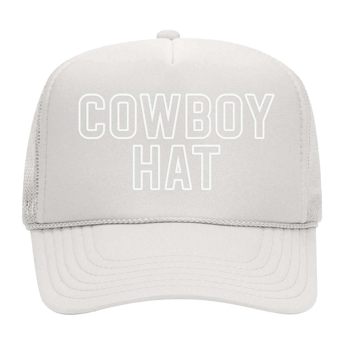 Cowboy Hat Outline Foam Snapback