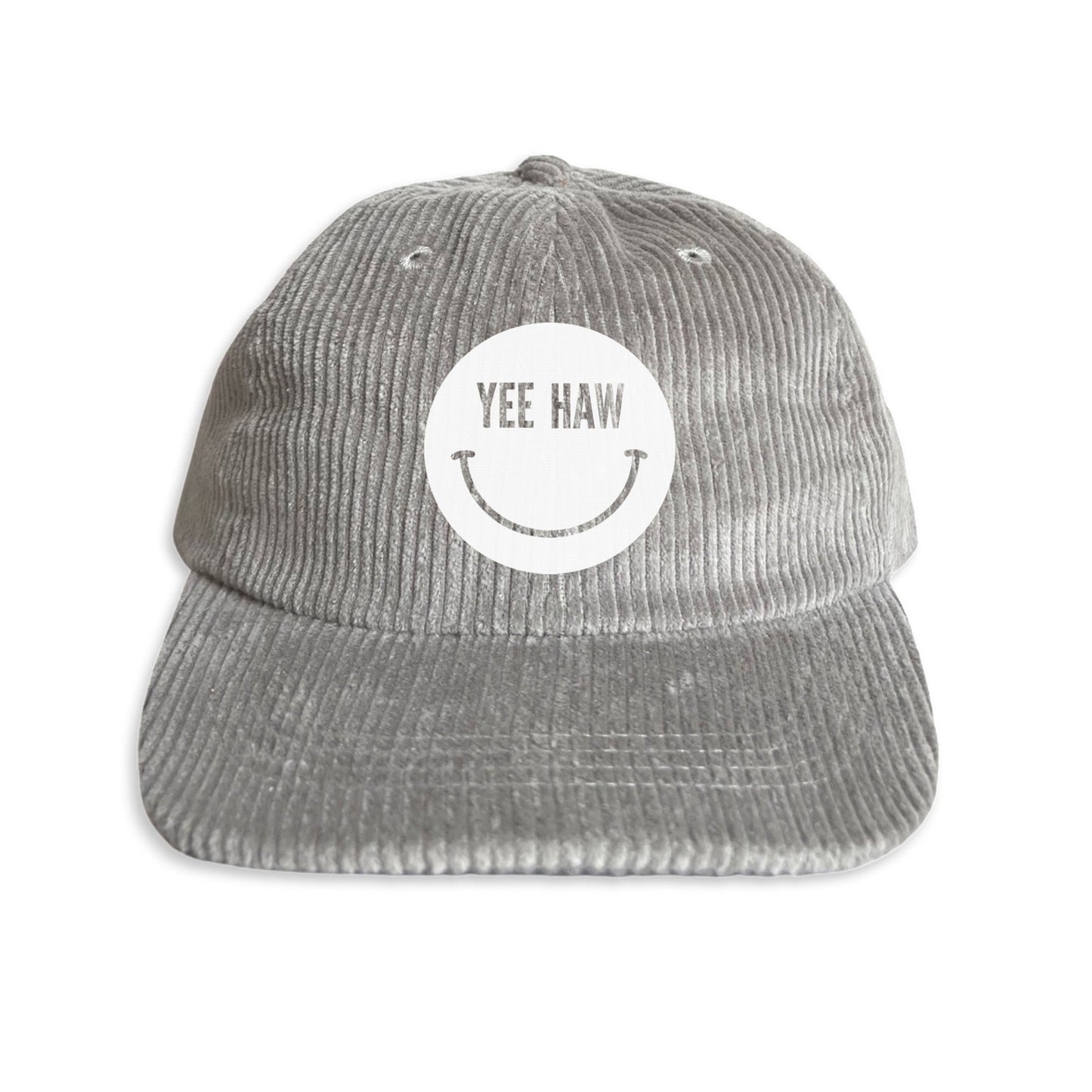Yee Haw Smile Corduroy Cap