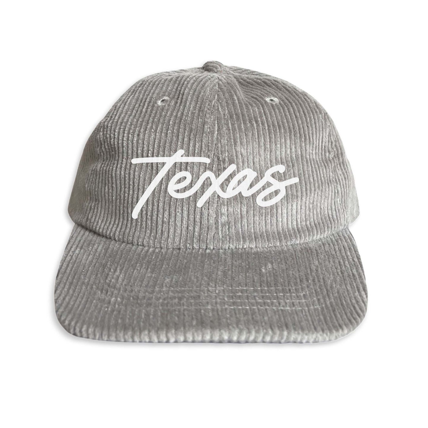 Texas Cursive Corduroy Cap