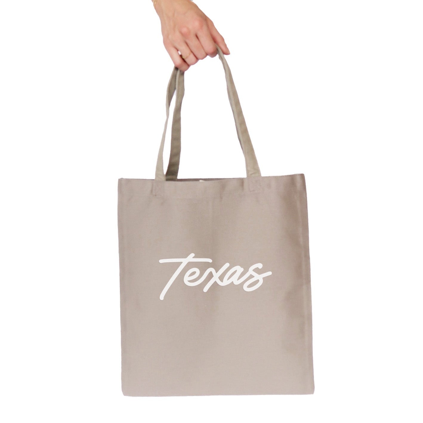 Texas Cursive Tote Bag
