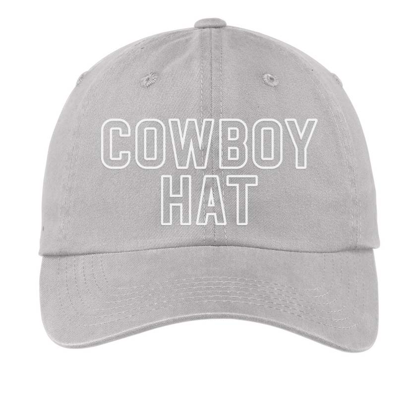 Cowboy Hat Outline Baseball Cap