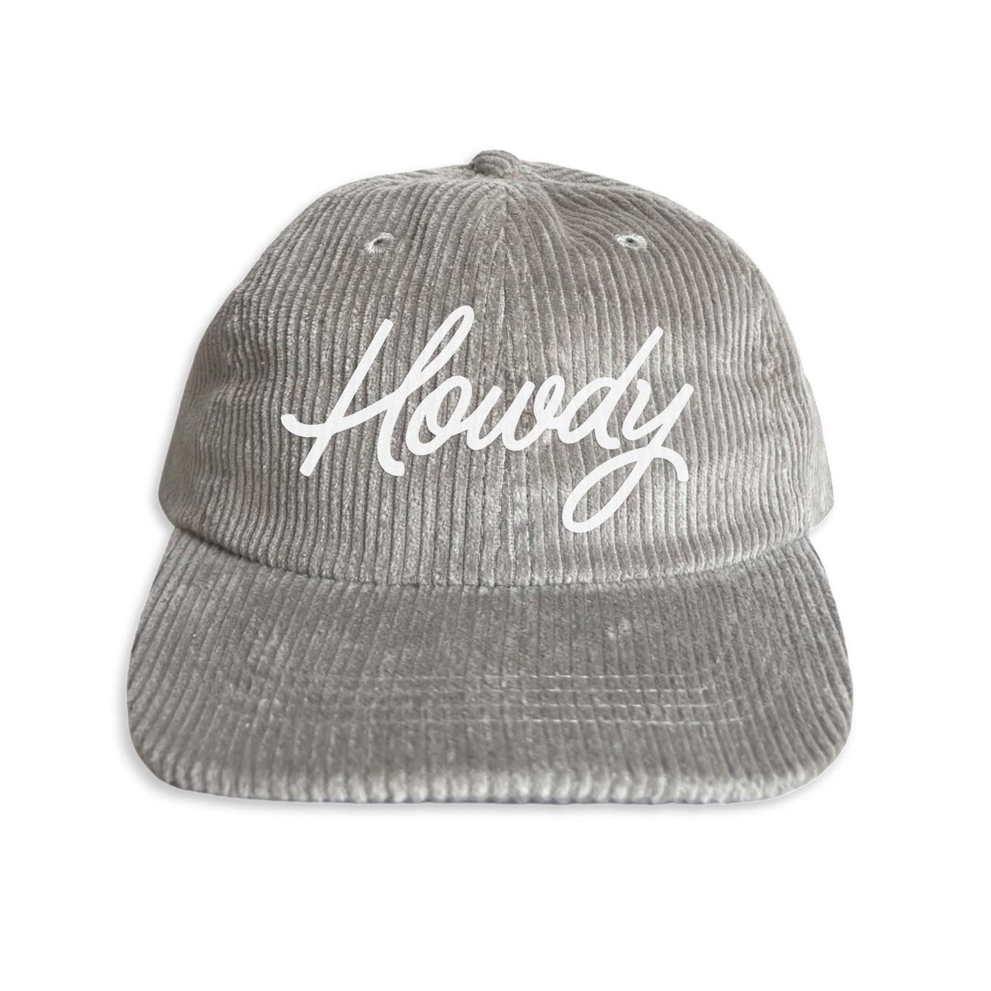 Howdy Cursive Corduroy Cap
