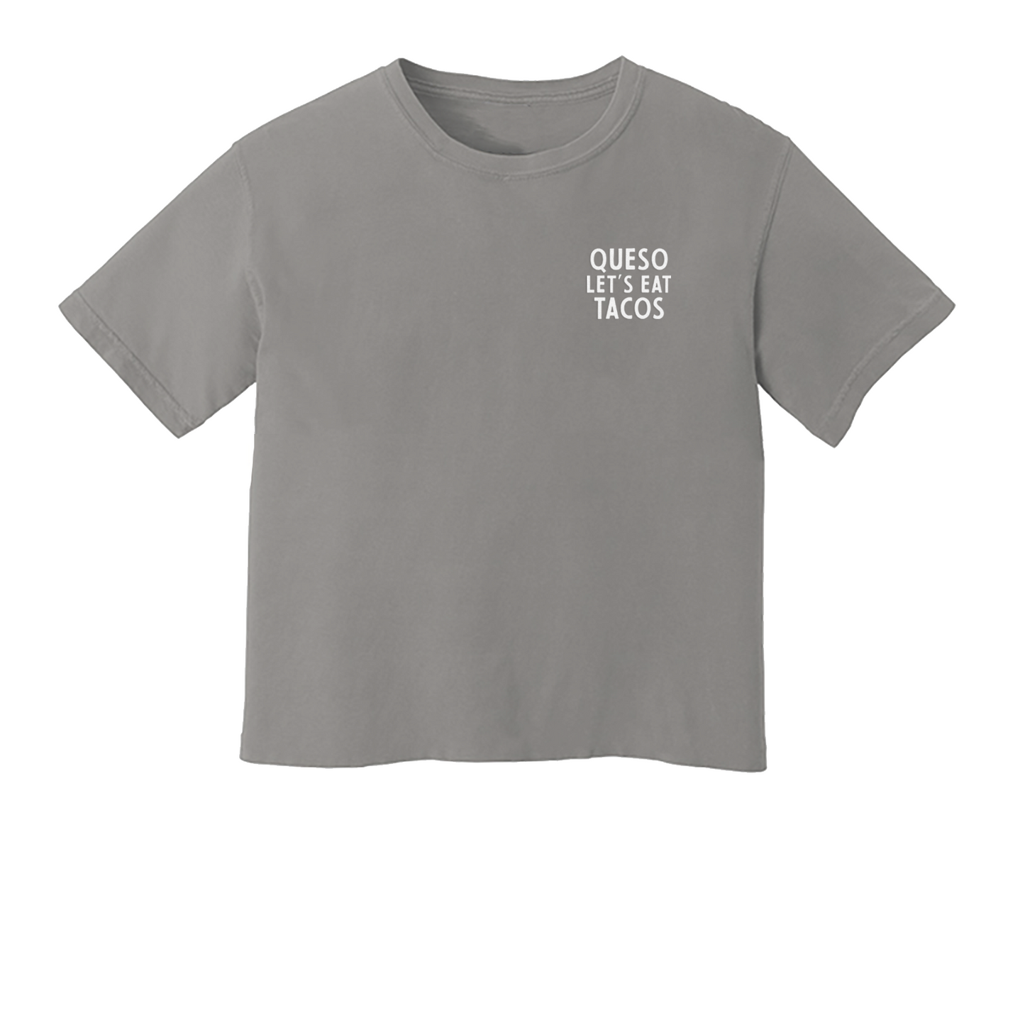 Queso Let's Eat Tacos Washed Tee