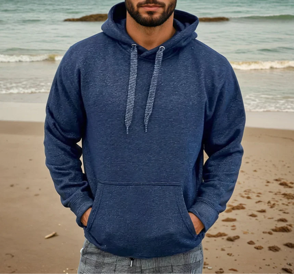 Half Moon Hoodie (Heather Navy)
