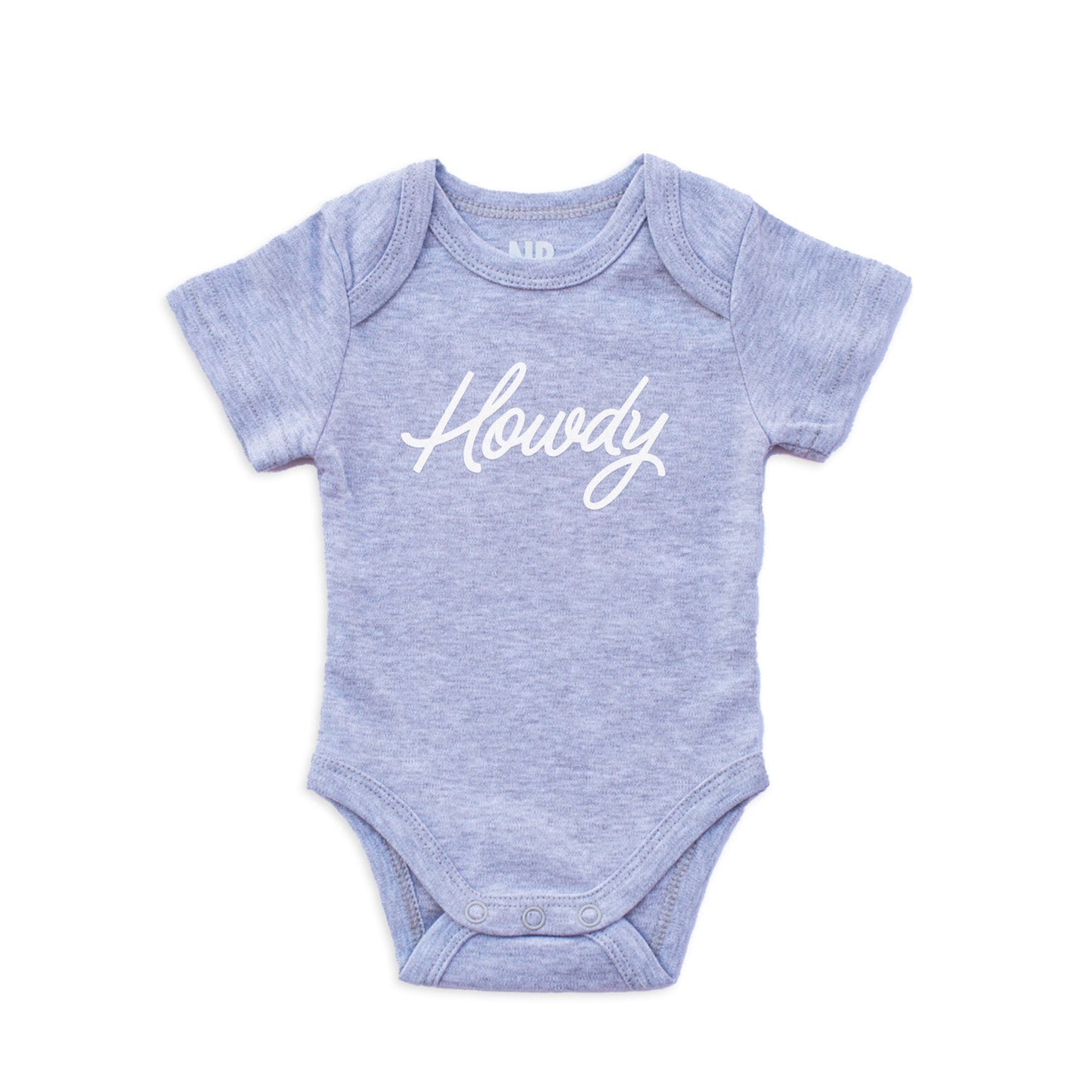 Howdy Cursive Onesie