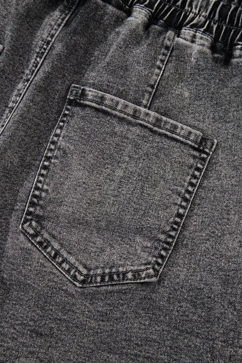 Love Salve Denim Shorts Women's High-Waist Casual Summer Shorts with Pockets