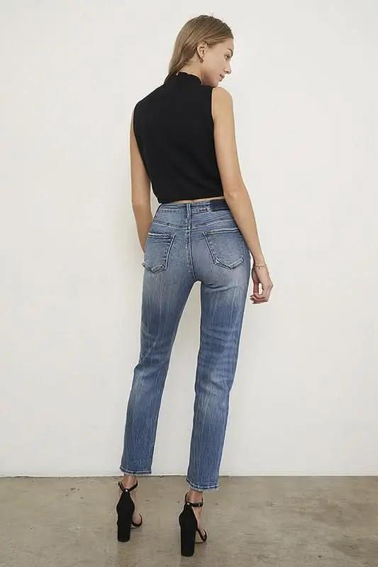 Women's Jeans - High Rise Slimming Fit - Contemporary Denim