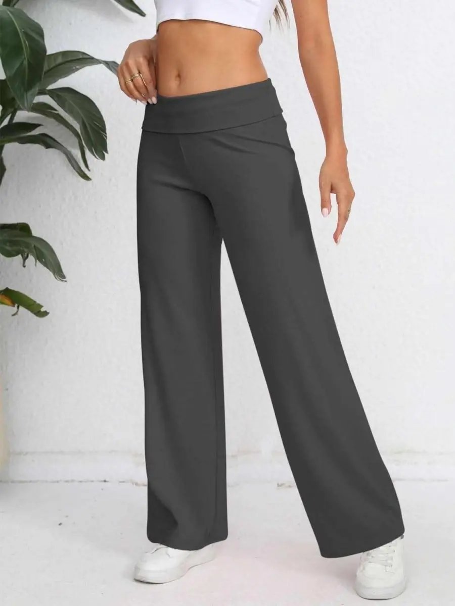 Trendsi High-Waisted Wide Leg Trousers Women's Elegant Versatile Pants