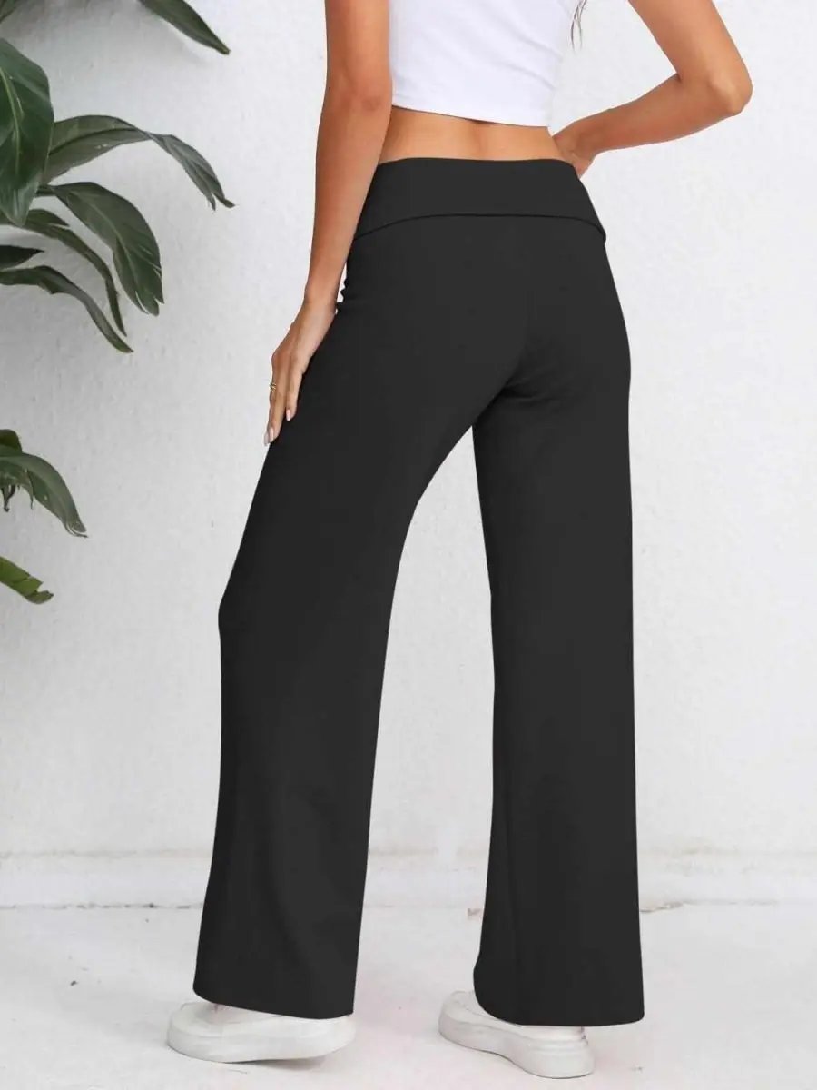 Trendsi High-Waisted Wide Leg Trousers Women's Elegant Versatile Pants