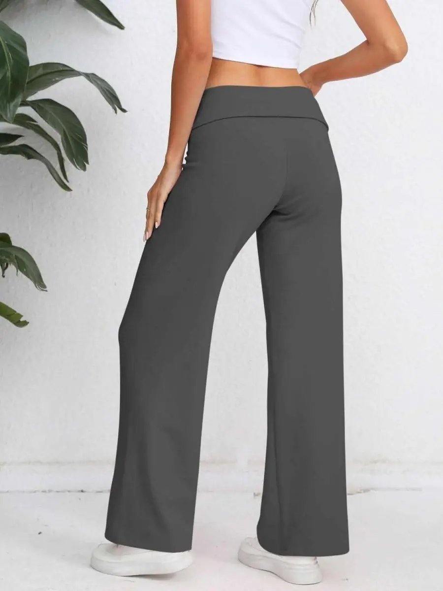 Trendsi High-Waisted Wide Leg Trousers Women's Elegant Versatile Pants