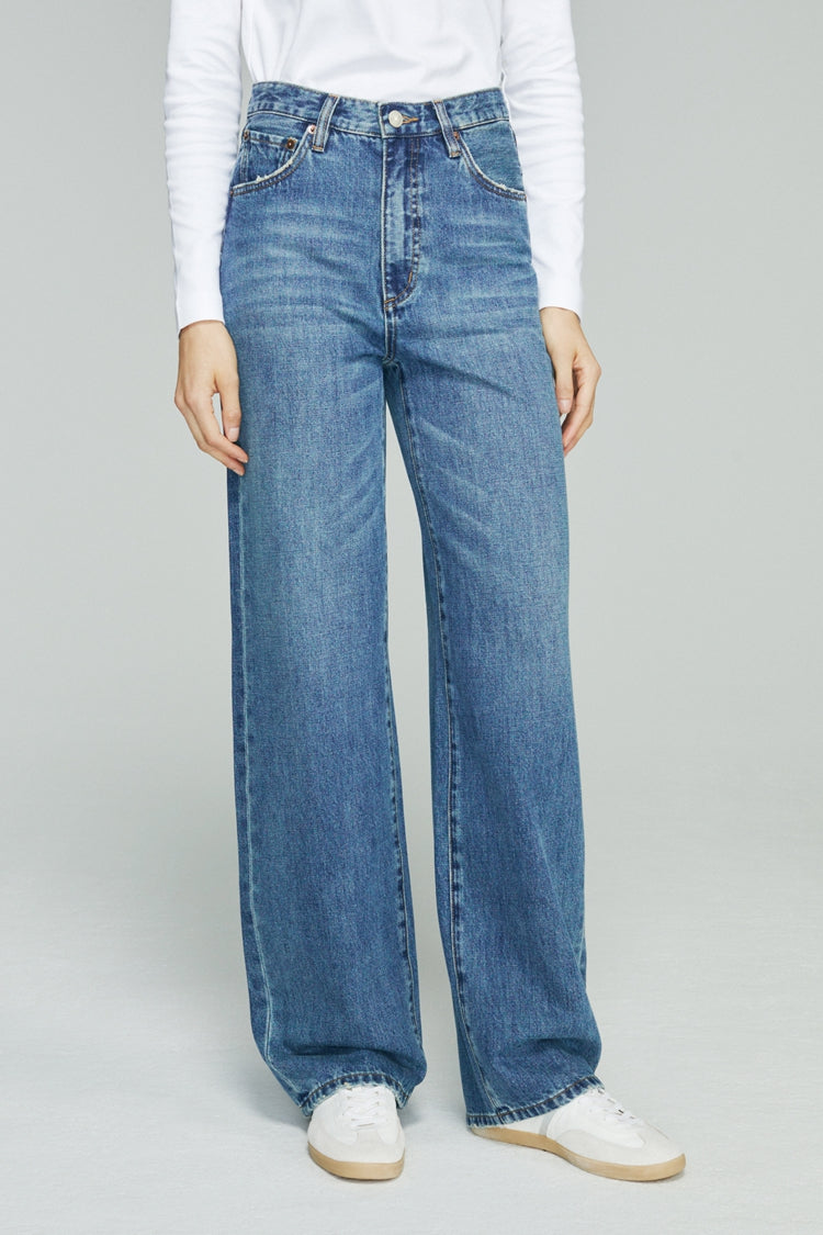 Coney Island Whitefish High Rise Wide Jeans HJ007