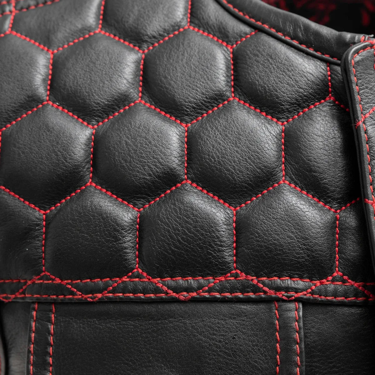 Hornet Men's Club Style Leather Vest