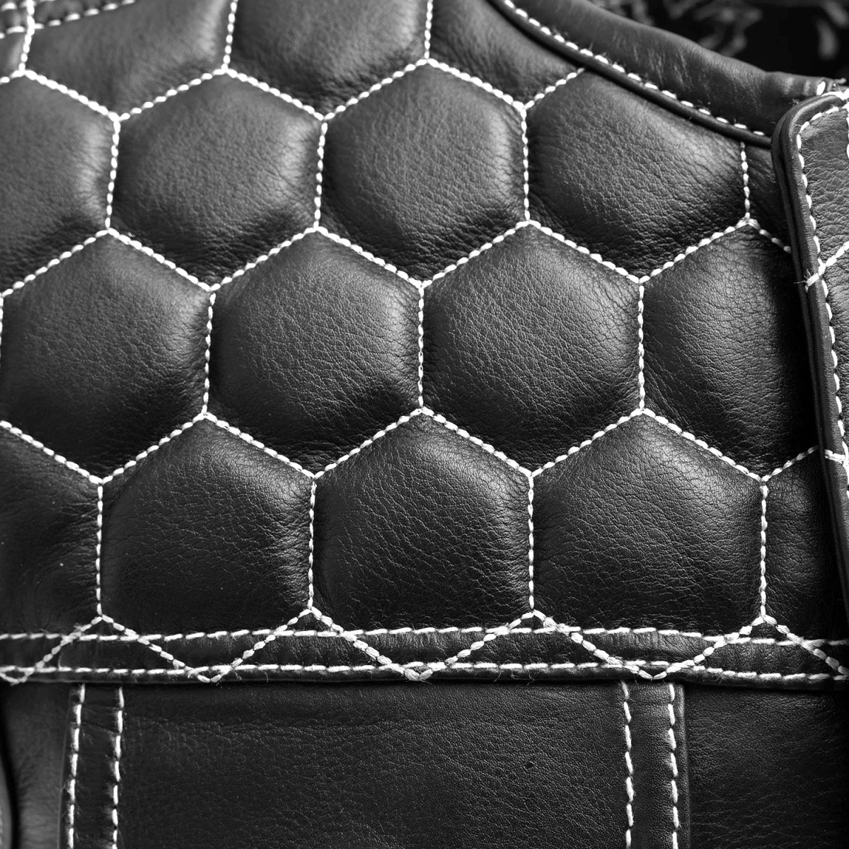 Hornet Men's Club Style Leather Vest